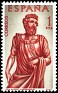 Spain 1962 Berruguete 1 PTA Verde y Salmon Edifil 1440